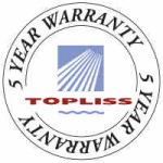 Topliss 5 Year Warranty